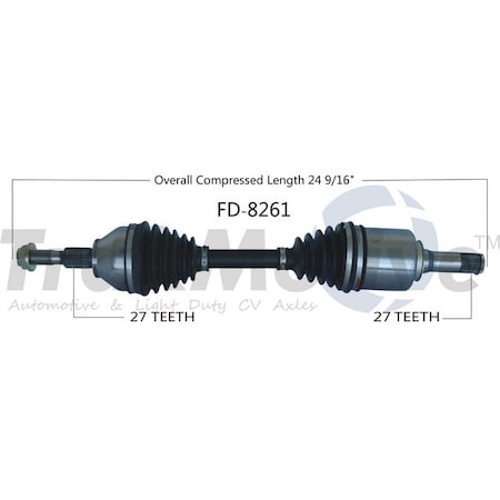 Surtrack Axle Cv Axle Shaft, Fd-8261 FD-8261